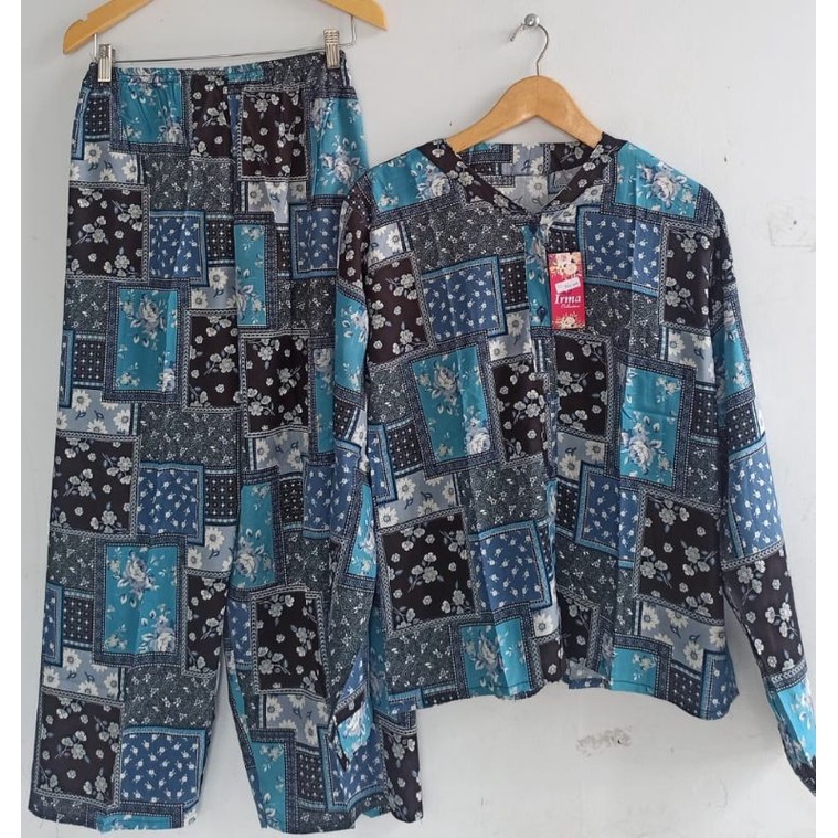 PIYAMA KANCING HITS PIYAMA PANJANG KANCING BUSUI | PIYAMA RAYON | HOMEWEAR