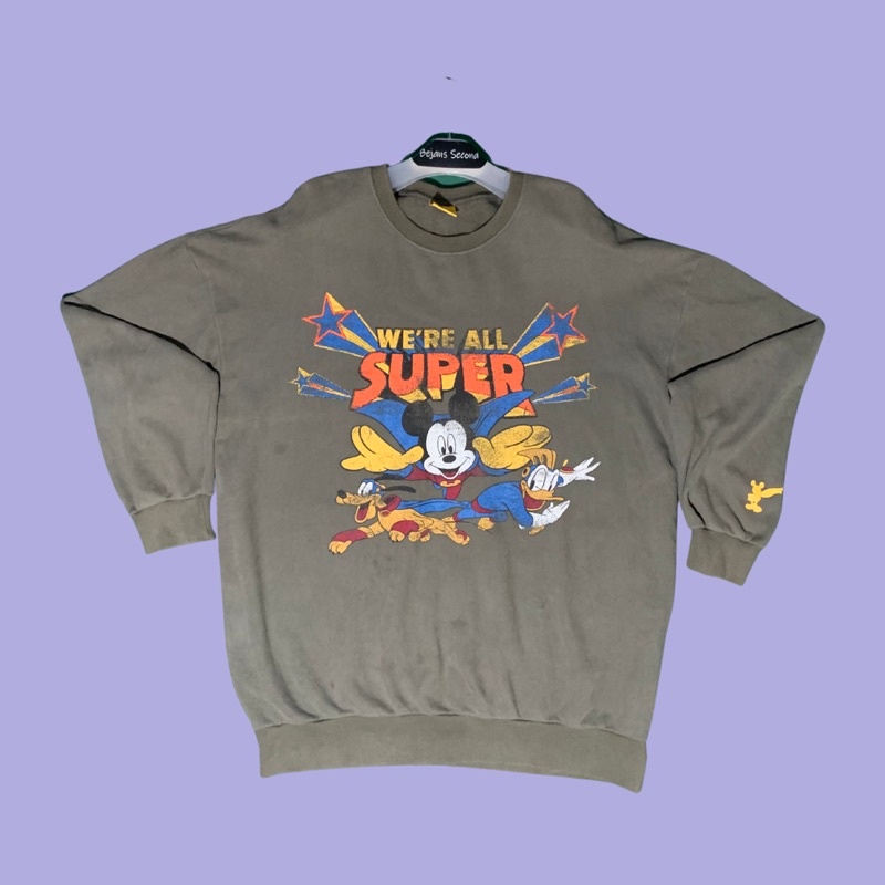 Disney Mickey Crewneck Second/bekas