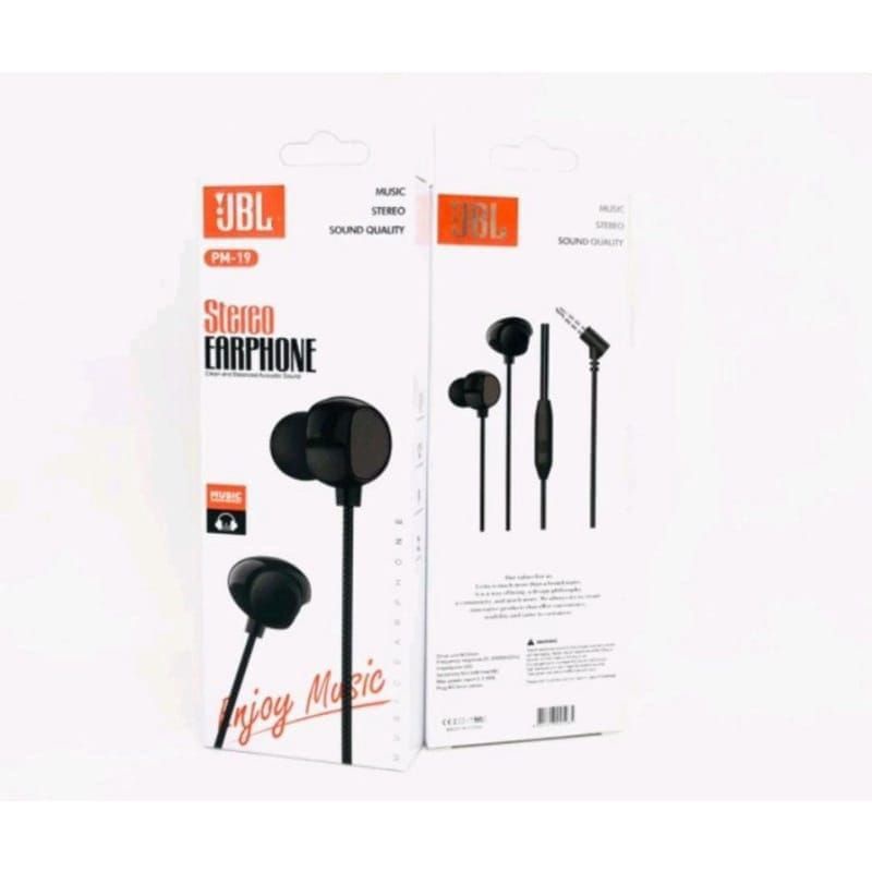 Headset J PM-19 Bass AT Earphone Hansfree J PM19 Bass Handset HF J PM-19 Stereo Bass AT