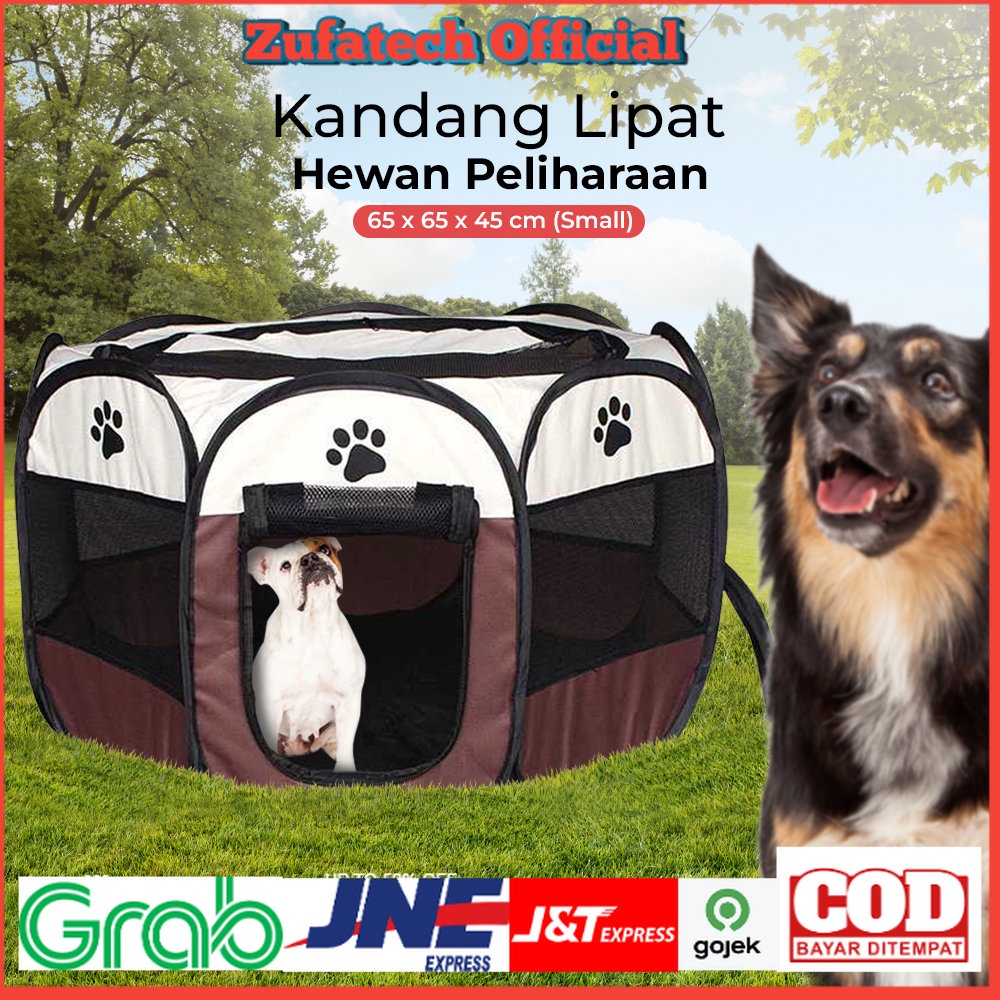 VOOPET Kandang Lipat Hewan Peliharaan Pet Cage Folding Small - 7RHXW1CF