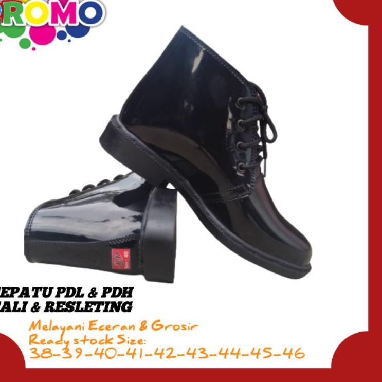 [BERKUALITAS]Sepatu Pdh Pdl Pendek Sepatu Dinas Tni Polri Satpam Security Banser ◦ MRO.21De22c