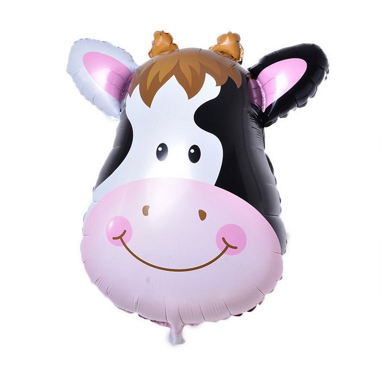 Balon Foil Ulang Tahun Birthday Ultah Karakter Kartun Lucu Animal Cartoon Latex Dekorasi Pesta Balloon Singa Zebra Monyet