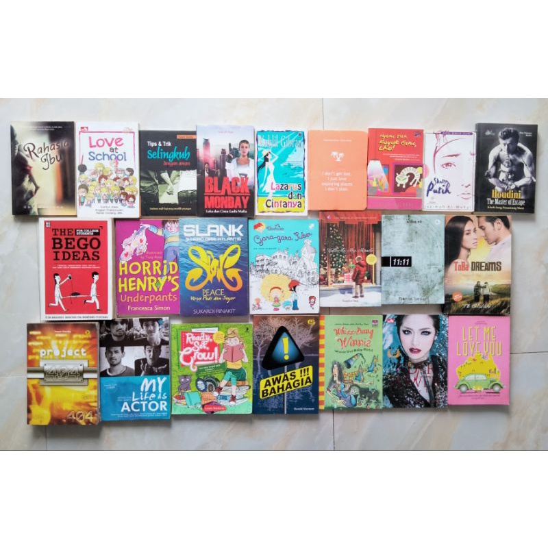 OBRAL BUKU NOVEL ORIGINAL | BUKU BACAAN | NOVEL  11 11 Albuk 2