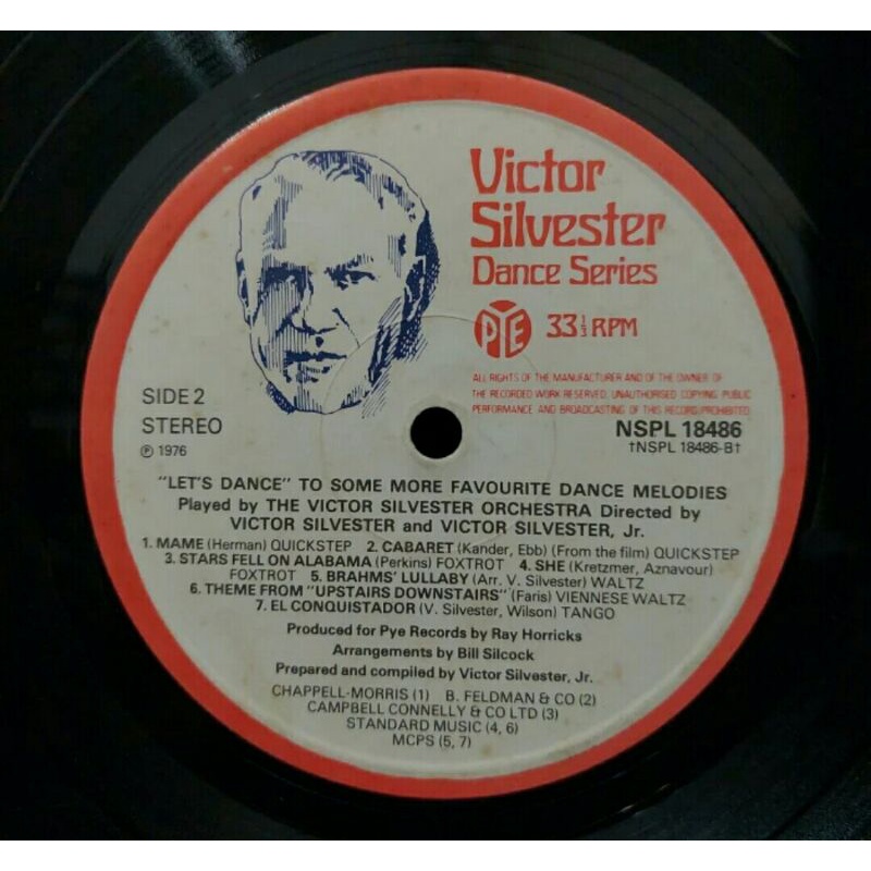 Vinyl Piringan Hitam 12&quot; Victor Silvester Dance Series