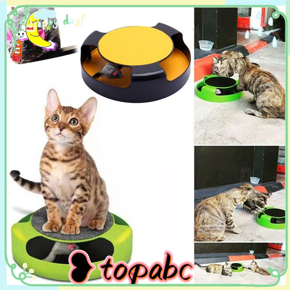 Top Scratcher Mainan Kucing Interaktif Pets Training Indoor Untuk Kucing Anak Kucing Menangkap Tikus Palsu