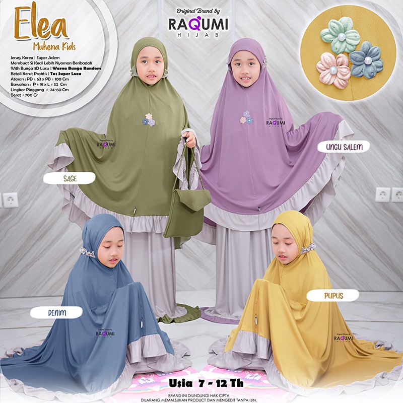 Elea Mukena Anak Original Raqumi Mukena Anak Perempuan Raqumi