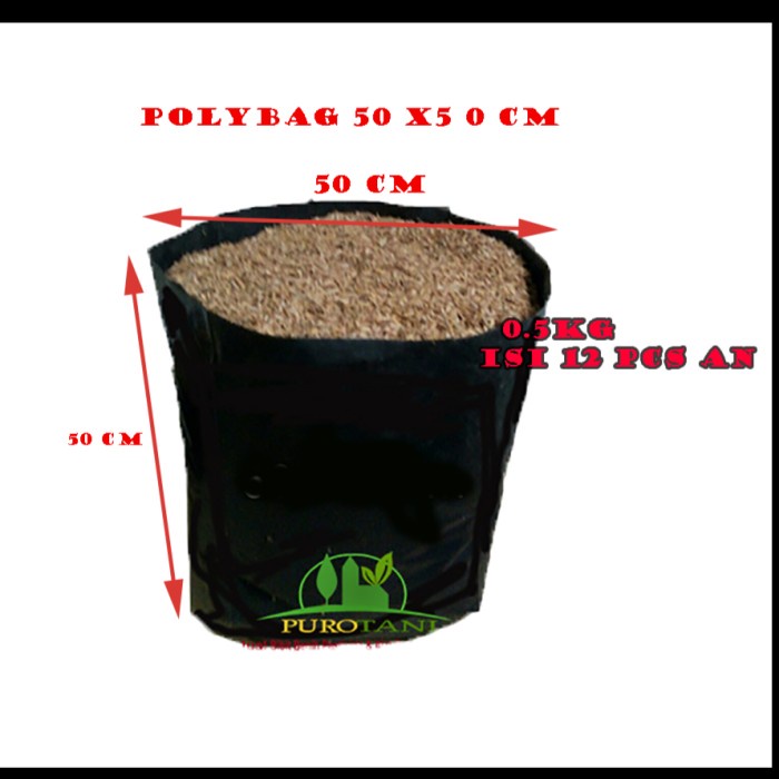 Plastik Polybag 50x50 500gr Pot 50CM X 50CM