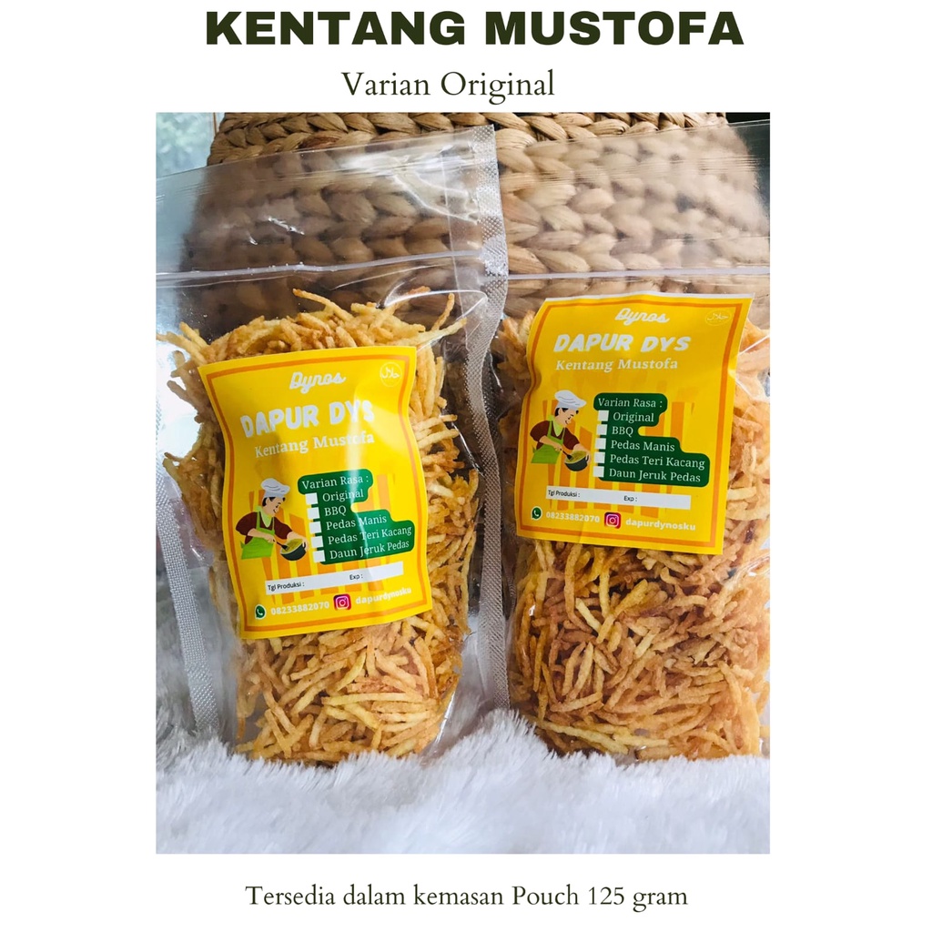 Kentang Mustofa Kemasan Pouch 100gr
