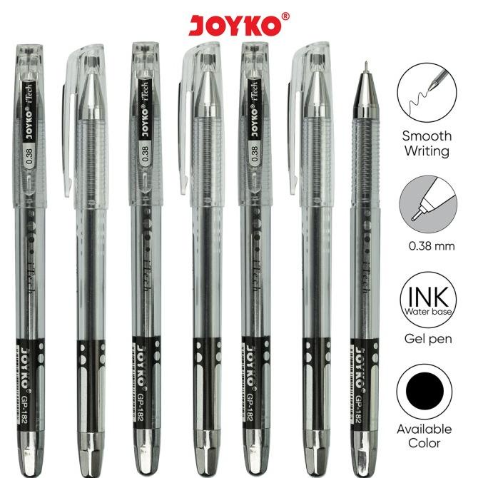 

Gel Pen / Pulpen / Pena Joyko GP-182 / I-Tech / 0.38 mm