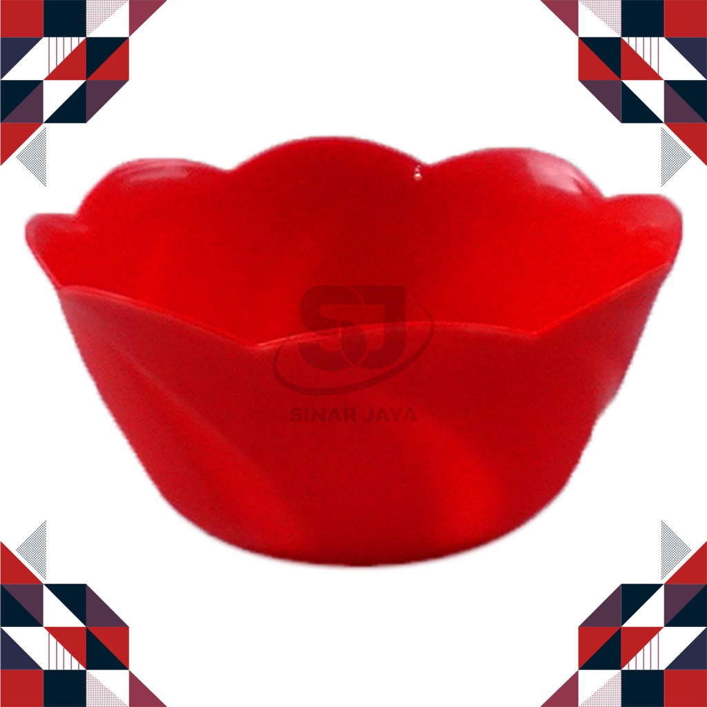 Mangkok Bunga Cantik/ Mangkok Bunga Plastik/ Mangkok Bunga Premium/ Mangkok Canary 1257 Lucky