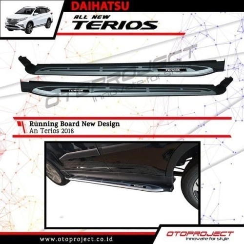 FS/OTO- DAIHATSU TERIOS ALL NEW RUNNING BOARD OTOPROJECT TERIOS 2018 FOOT STEP AKSESORIS TERIOS 2018