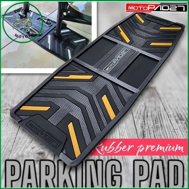 Parking pad Karpet standar motor Alas standar tengah semua motor Universal (BISA COD)