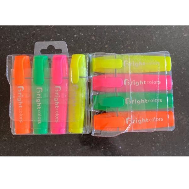 

ゎ highlighter set, spotliner, pewarna ( harga untuk 1 set 4pc ) VA 700 ㅯ