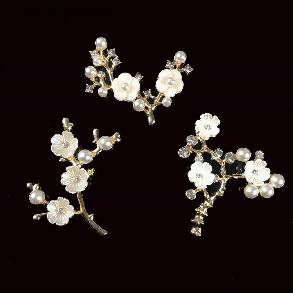 {rippleflower4.id} 1pcs Imitasi Mutiara Berlian Imitasi Bunga Cabang DIY Membuat Perhiasan Aksesoris~