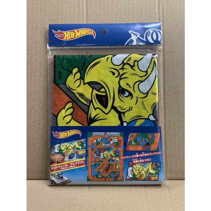 Hotwheels HDF49 Playmat Triceratops 120 x 90 cm Japan Import