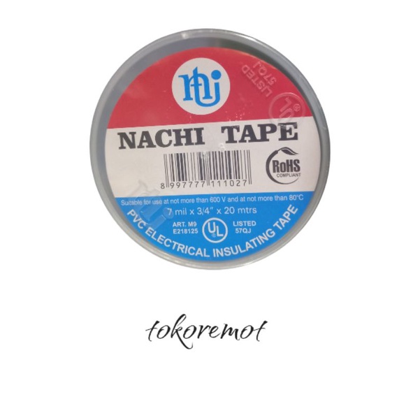 

NACHI TAPE isolasi listrik hitam