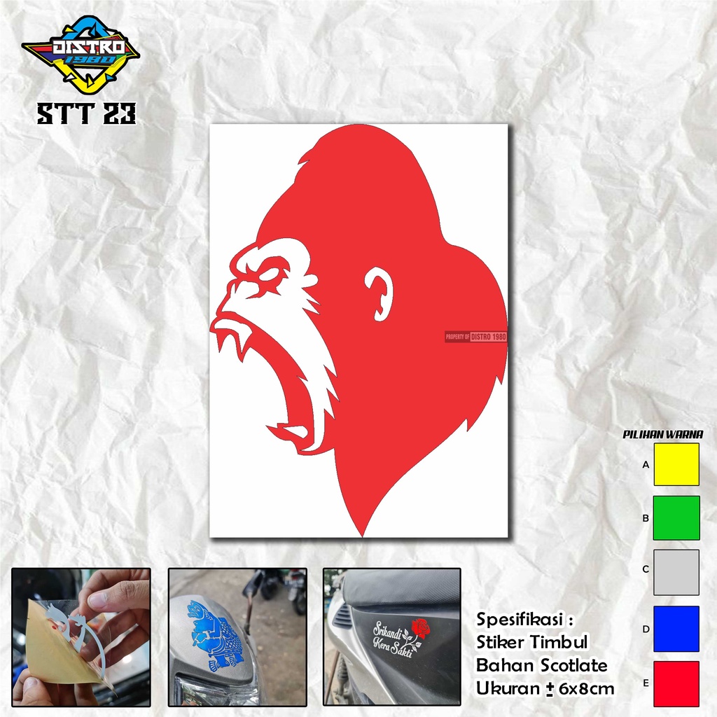 

Stiker Timbul Kera Sakti Anti Air STT 23