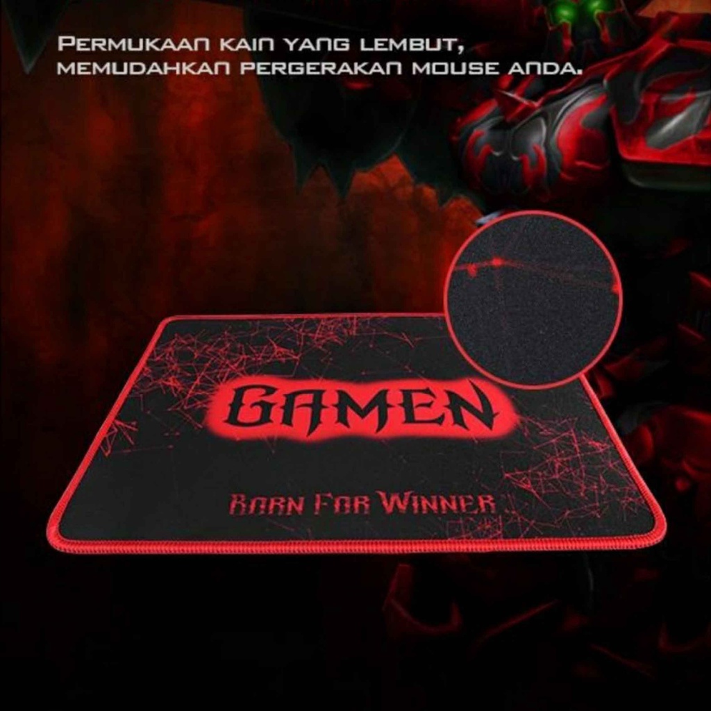 Tatakan Alas Mouse * GAMEN Mousepad * Mousepad Gaming * AntiSlip