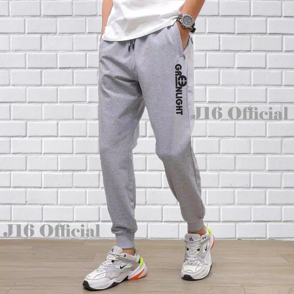 Celana Jogger PREMIUM GREENLIGHT Sweatpants Pria Wanita Training Panjang Olahraga Outdoor