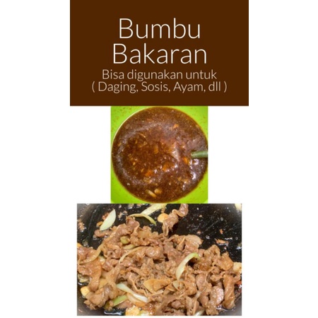 

Bumbu Bakaran/ BBQ / marinasi