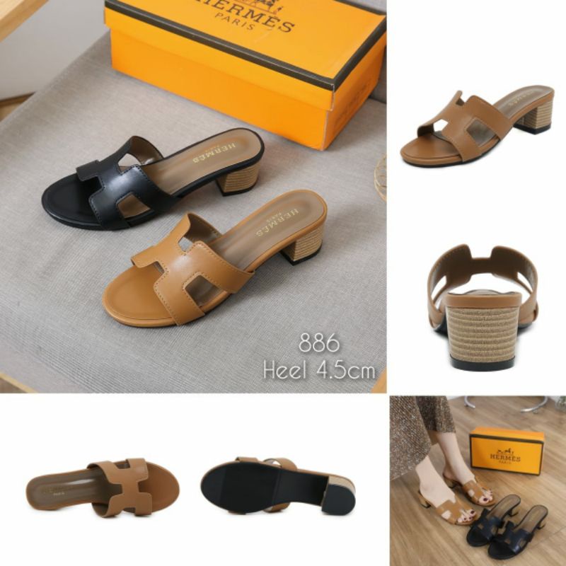 Sendal wanita slop tapak tahu import kode 886