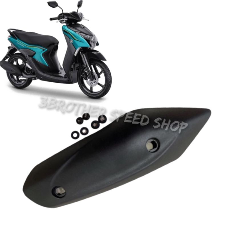 Cover Tutup Tameng Knalpot Standar Model Motor Yamaha Freego Gear 125 Model Standar Tahun 2018-2021