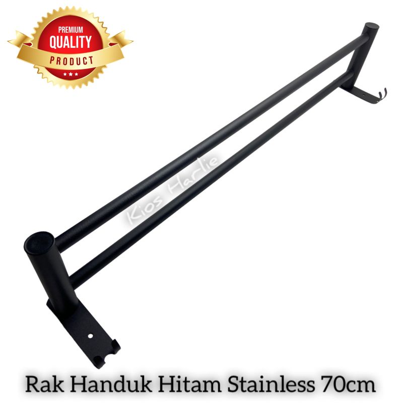 Rak handuk stainless, gantungan handuk, rak dinding kamar mandi