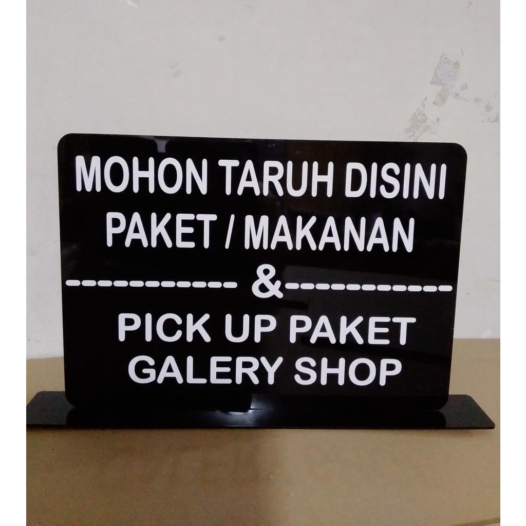 

STANDING DISPLAY MEJA ACRYLIC CUSTOM ORDER