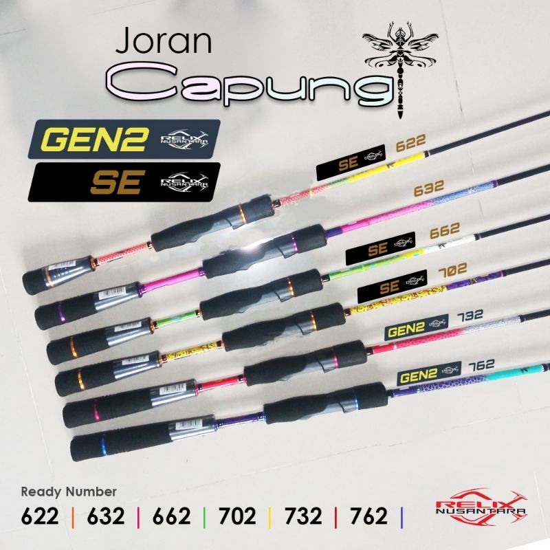 Rod Capung 702 SE 6lb. 662 5lb. &amp; 622 3lb SE