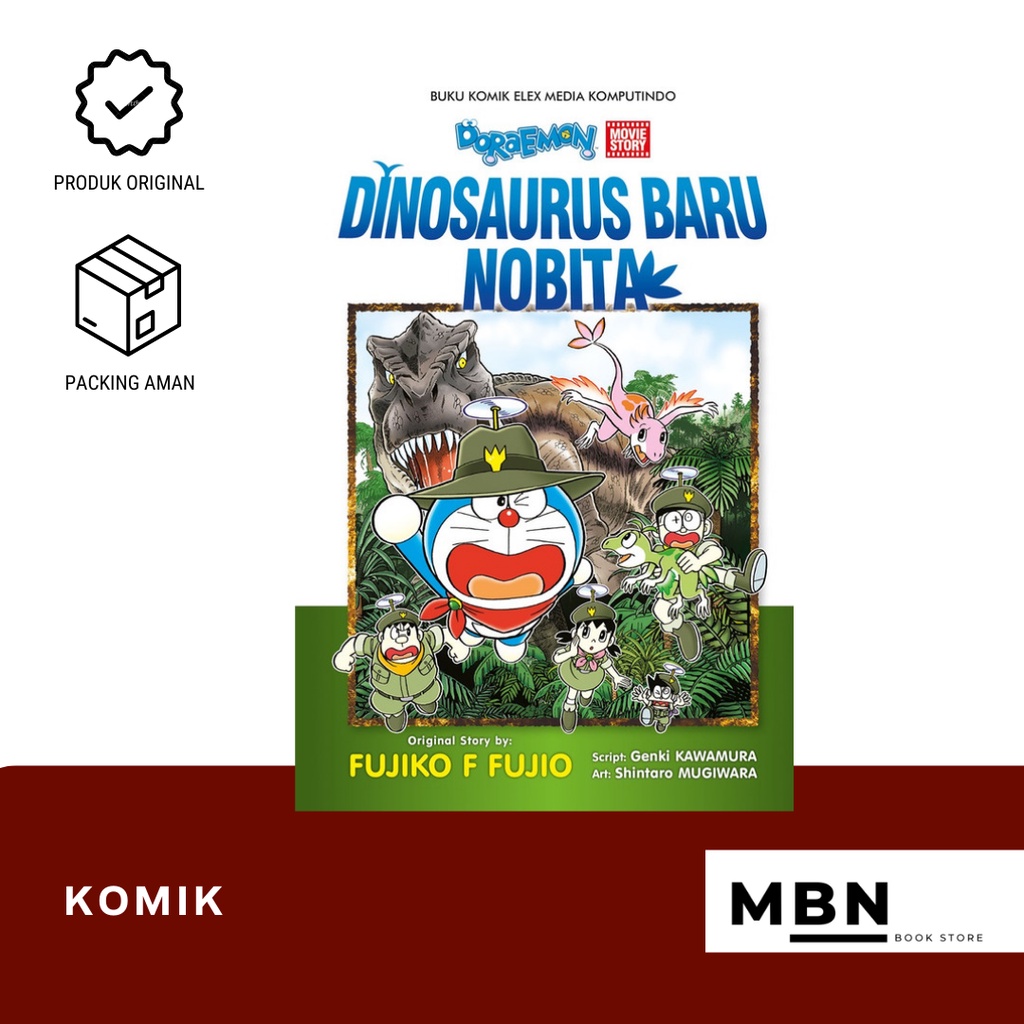 Komik DORAEMON MOVIE STORY: DINOSAURUS BARU NOBITA Asli