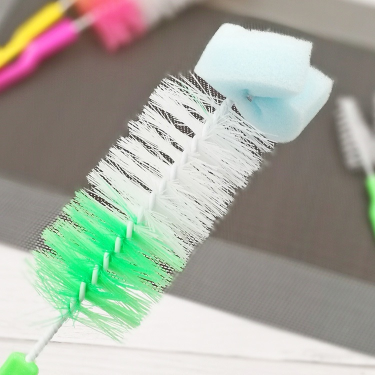 Alibaba1688 Sikat Botol Susu Bayi Pembersih Botol Susu 2 in 1