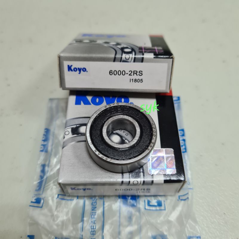 BEARING 6000 2RS KOYO TUTUP KARET