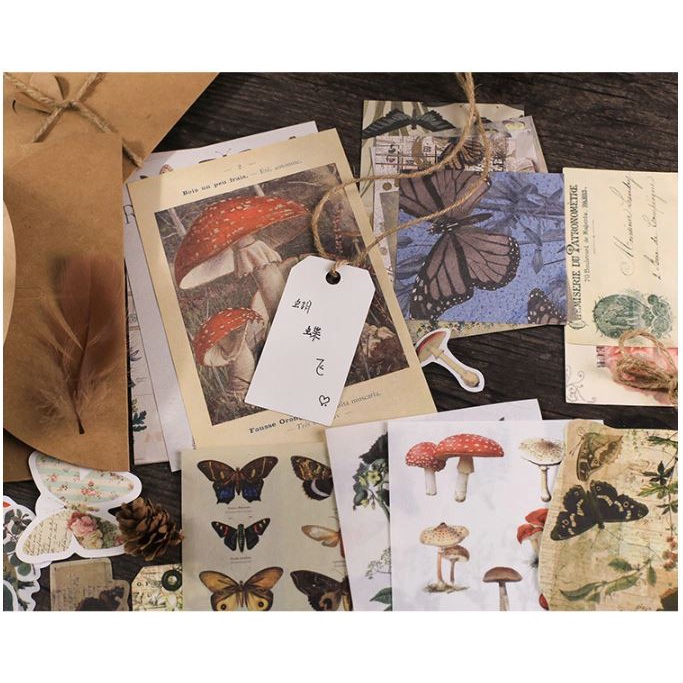 Vintage Journal Kit - Antique Deco Series (34pcs)