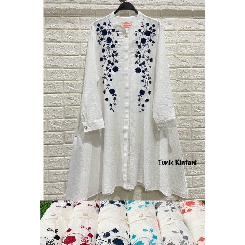 Tunik Kintani | Winody | Bahan Linen Crinkle Premium