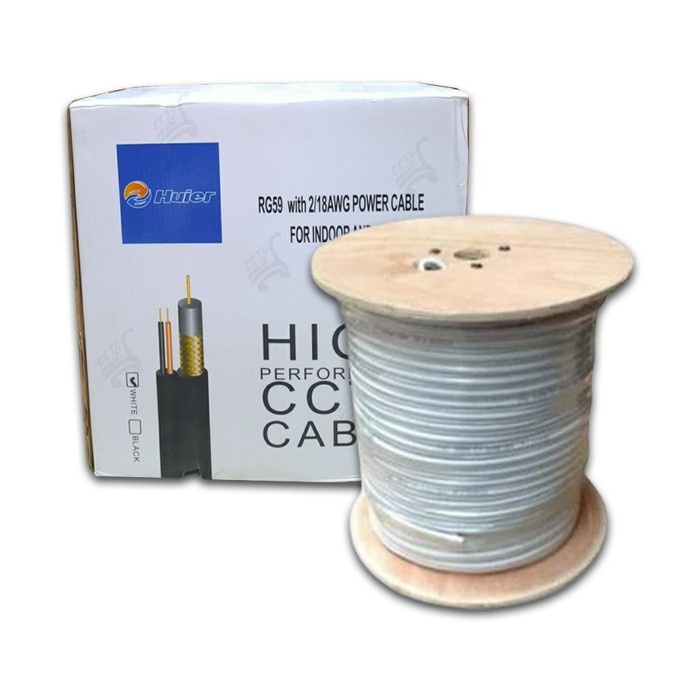 Kabel CCTV RG59+P Histar Meteran - Plakband