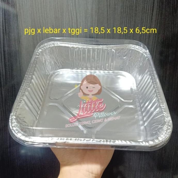 Tray aluminium foil/Tray makanan aluminium foil BESAR/ tray panggang
