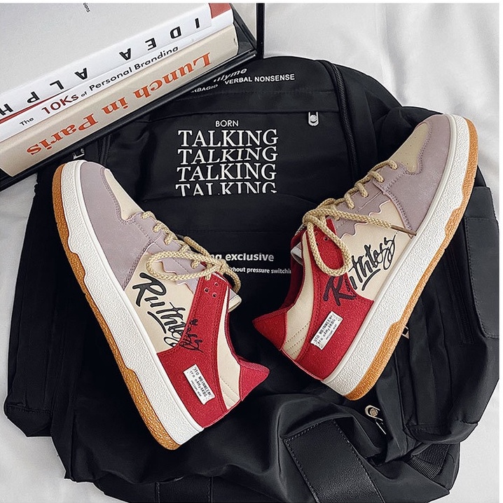 TBIG Sepatu Sneakers Pria RUTTESS Sepatu Import Murah Pria Sekolah Kuliah Kerja