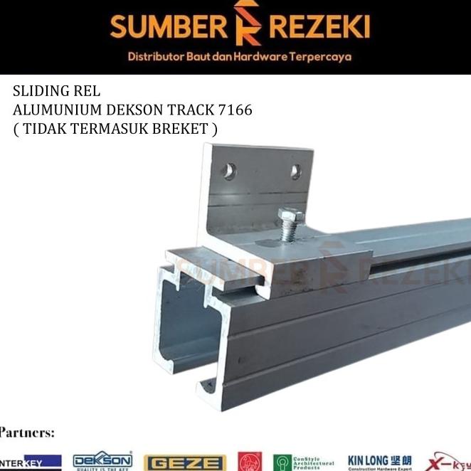 Sliding Rel Pintu Lipat Alumunium Dekson
