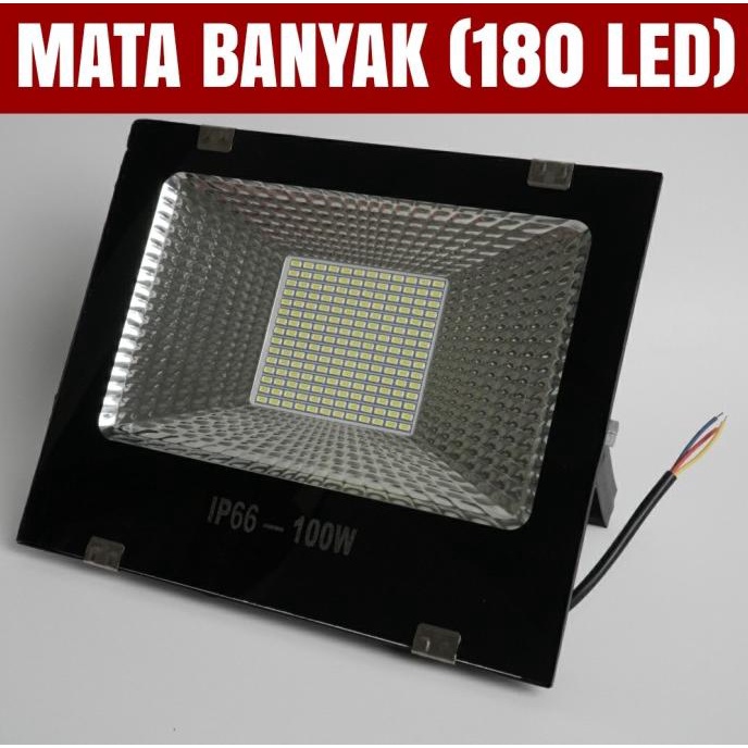Lampu Sorot tembak LED 100 Watt Mata banyak 180 Mata LED FLOODLIGHT