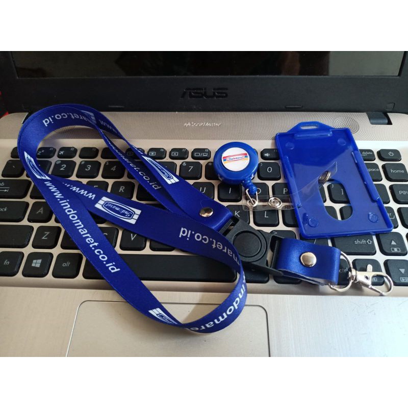 lanyard indomaret tali id card