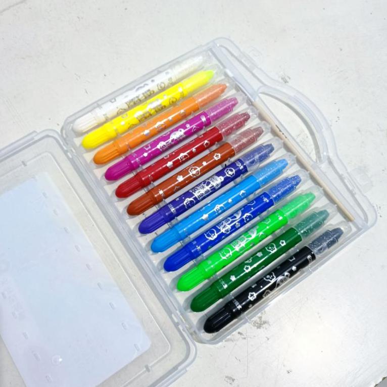 

(Kode(H78F)☎) GRASP Silky Gel Crayon Washable / Crayon Warna / Krayon Anak / Coloring Pen super keren