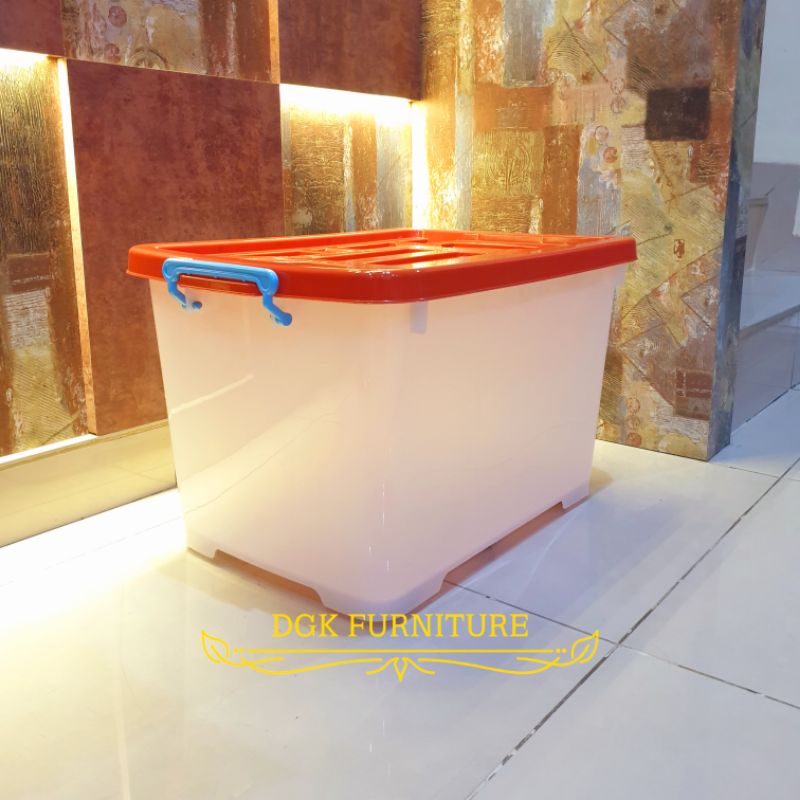 Container Box 75L 75 L 75 Liter Kontainer Plastik 75L 75 L 75 Liter Serbaguna