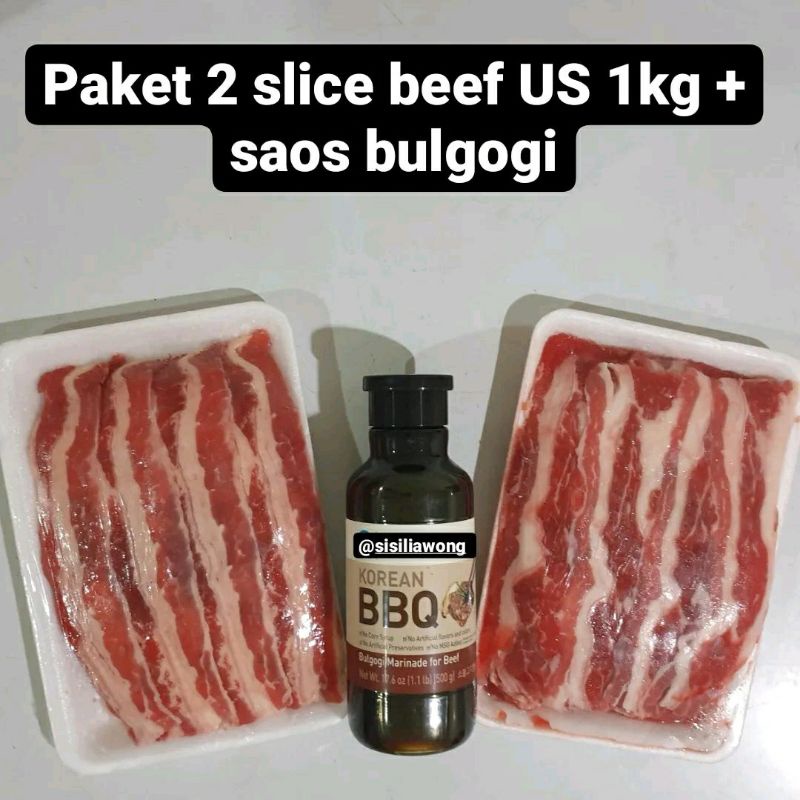 

READY SLICE YOSHI US LEMAK 1KG + SAOS BULGOGI 500GR HEMAT