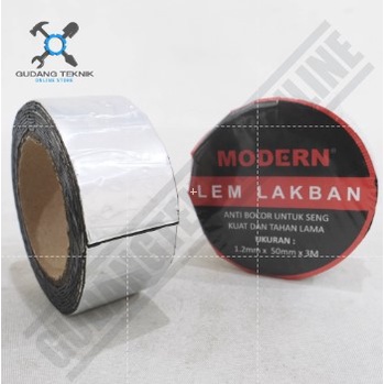 Lakban 3 Meter Lem Anti Bocor MODERN / Asphalt Tape Lem Lakban Kuat 5cm x 3 Meter MODERN