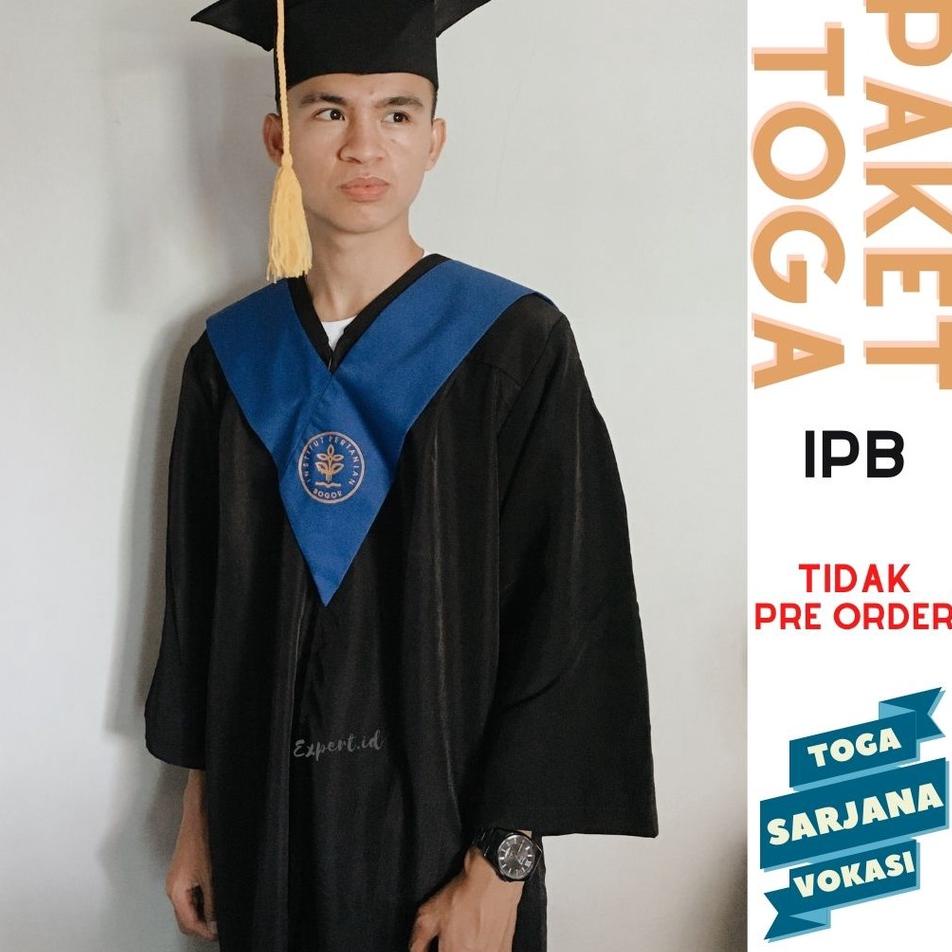 RTG-76 [LANGSUNG KIRIM] TOGA WISUDA SARJANA IPB / TOGA IPB / TOGA VOKASI DIPLOMA / TOGA WISUDA IPB [