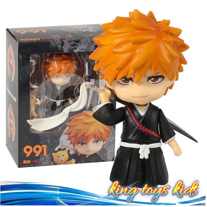 TERLARIS / Nendoroid 991 Bleach Ichigo Kurosaki Figure artikulasi nendo anime