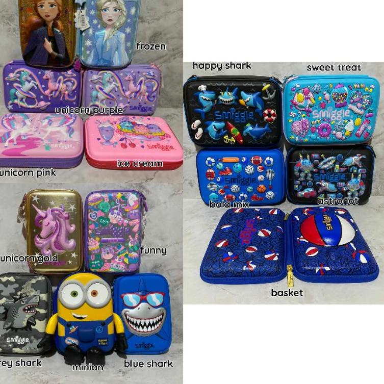 

(A-1-5➸) Smiggle pencil organizer tempat pensil anak cowo cewe terviral