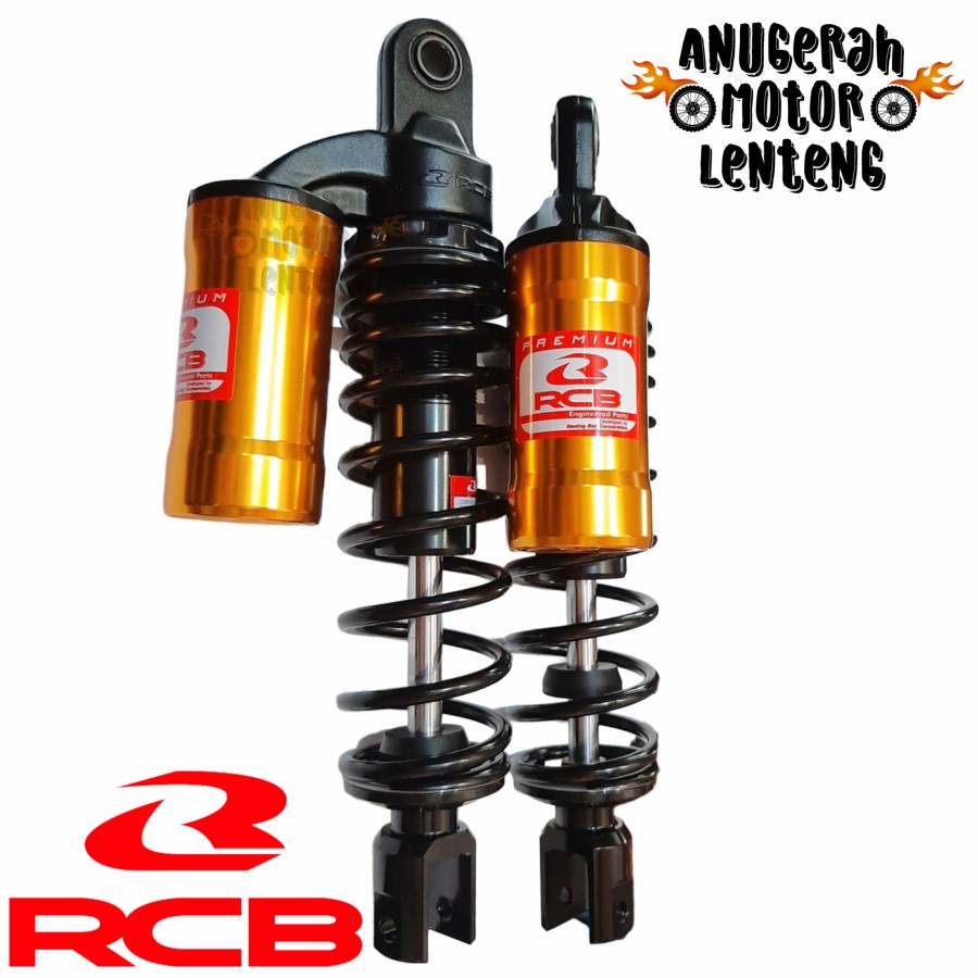 Shockbreaker Belakang Tabung RCB MB2 305mm Yamaha Aerox 155 NMax Gold