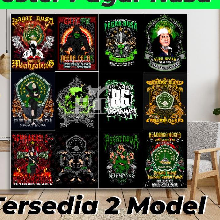 る Isi 6 Pcs Paket A5 POSTER PAGAR NUSA AESTETHIC/POSTER DINDING PAGAR NUSA ㍼