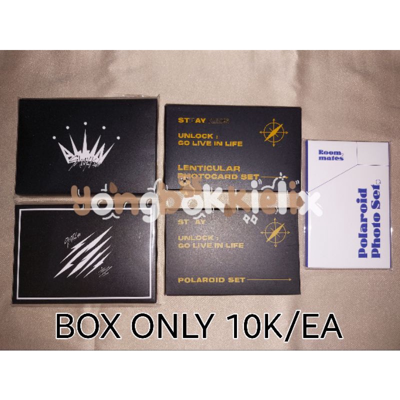 stray kids skz BOX ONLY envelope unlock concert md lenti pc pola set all in scars sg22 blue